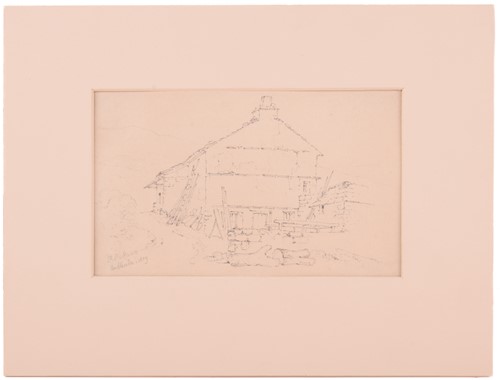 Lot 68 - Paul Sandby Munn (1773-1845), 'Old Cottage,...