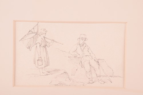 Lot 68 - Paul Sandby Munn (1773-1845), 'Old Cottage,...