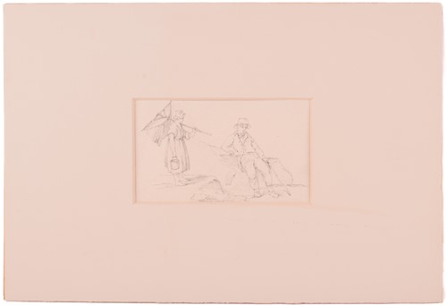 Lot 68 - Paul Sandby Munn (1773-1845), 'Old Cottage,...