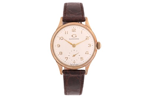 Lot 464 - A Garrard & Co. 9ct gold dress watch featuring...