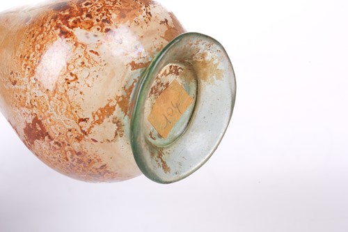 Lot 257 - A Roman glass inverted baluster form flask...