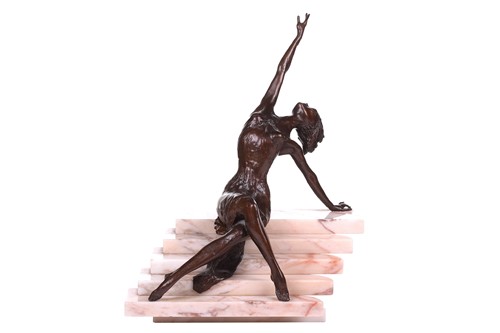 Lot 203 - Tom Merrifield (1932-2021), a bronze study of...