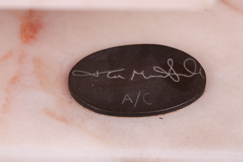 Lot 203 - Tom Merrifield (1932-2021), a bronze study of...