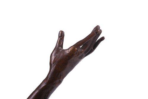 Lot 203 - Tom Merrifield (1932-2021), a bronze study of...