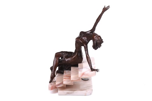 Lot 203 - Tom Merrifield (1932-2021), a bronze study of...
