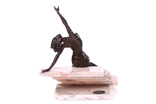 Lot 203 - Tom Merrifield (1932-2021), a bronze study of...
