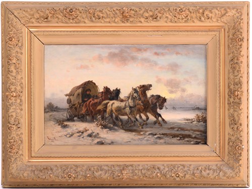 Lot 19 - Adolf Van Der Venne (1828-1911) Austrian,...