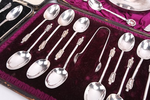 Lot 497 - A cased set of six "Princess" type pattern...