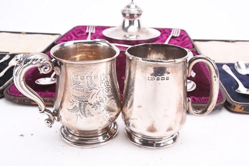 Lot 497 - A cased set of six "Princess" type pattern...