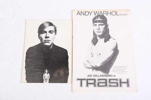 Lot 266 - Andy Warhol (1928-1987): an original theatre...
