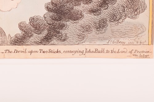 Lot 77 - After James Gillray (1756-1815), 'Le...