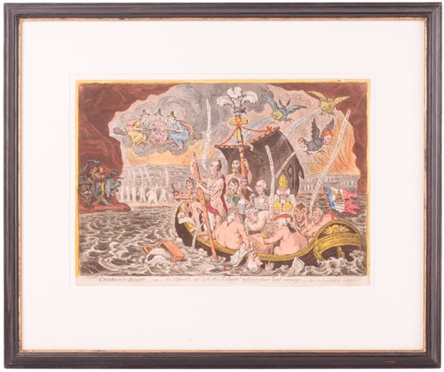 Lot 78 - After James Gillray (1756-1815), 'Charon's...