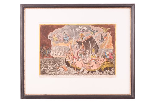 Lot 78 - After James Gillray (1756-1815), 'Charon's...