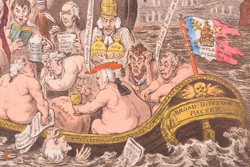 Lot 78 - After James Gillray (1756-1815), 'Charon's...