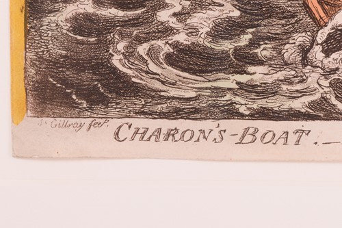 Lot 78 - After James Gillray (1756-1815), 'Charon's...