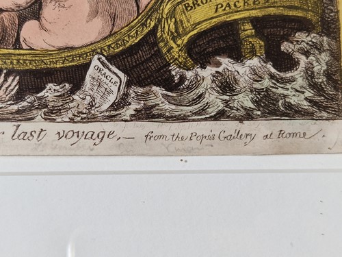 Lot 78 - After James Gillray (1756-1815), 'Charon's...