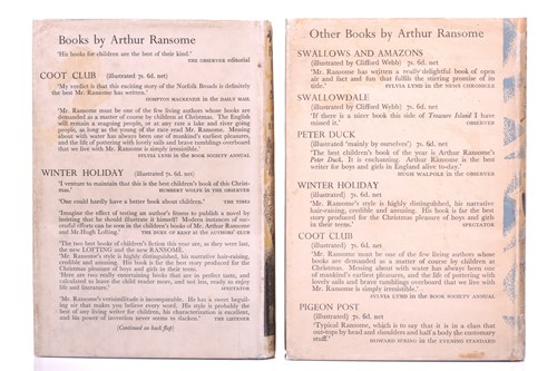 Lot 222 - Arthur Ransome, ten first edition novels...