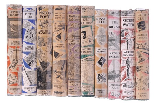 Lot 222 - Arthur Ransome, ten first edition novels...