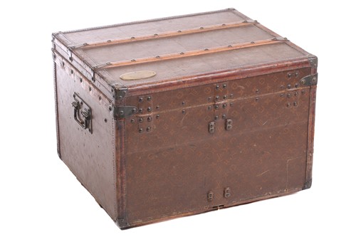Lot 164 - An early 20th century Louis Vuitton trunk, the...