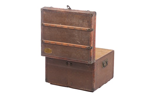 Lot 164 - An early 20th century Louis Vuitton trunk, the...