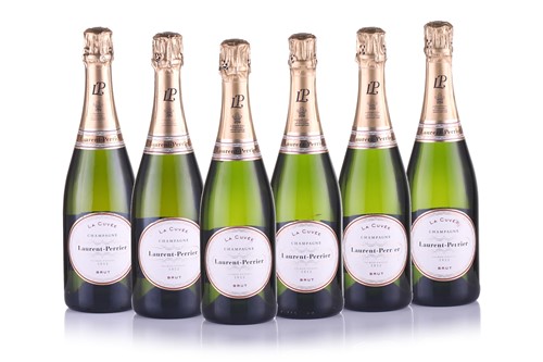 Lot 281 - Six bottles of Laurent Perrier La Cuvee Brut...