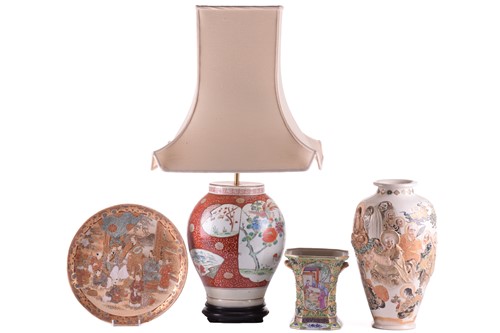 Lot 109 - A Chinese Famile Rose porcelain (Canton)...