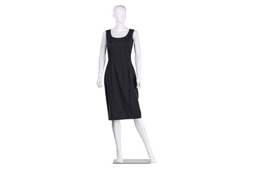 Lot 77 - Catherine Walker; a two piece wool and velvet