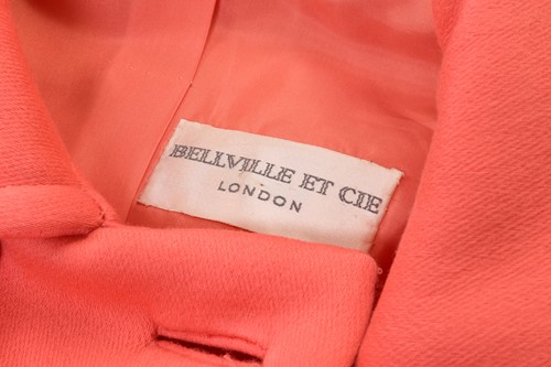 Lot 66 - Bellville et Cie - a double-breasted salmon...
