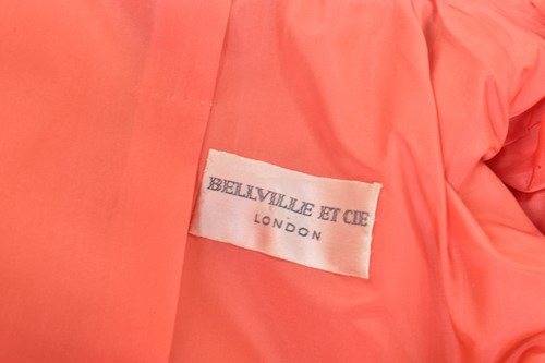 Lot 66 - Bellville et Cie - a double-breasted salmon...
