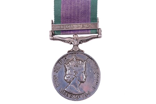 Lot 354 - A mid-20th century medal group, with Army...