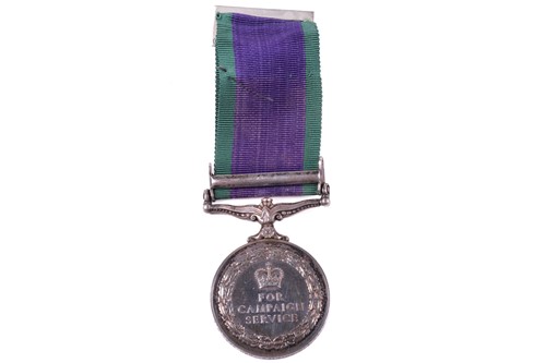 Lot 354 - A mid-20th century medal group, with Army...