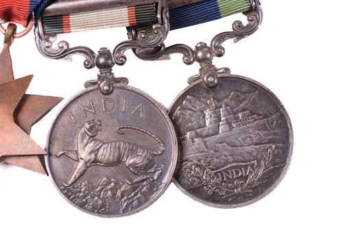 Lot 354 - A mid-20th century medal group, with Army...