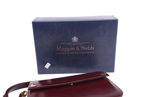 Lot 56 - Two Mappin & Webb flap bags and a Liberty silk...