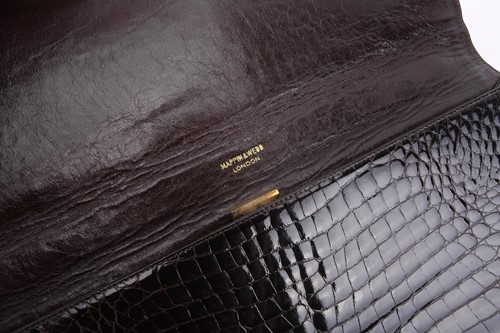 Lot 56 - Two Mappin & Webb flap bags and a Liberty silk...