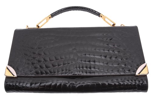 Lot 56 - Two Mappin & Webb flap bags and a Liberty silk...