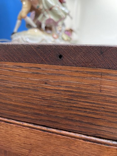 Lot 145 - An "ADDRESSOGRAPH" modular oak flight of...