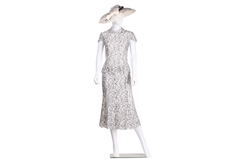 Lot 99 - Catherine Walker - a two-piece lace co-ord...