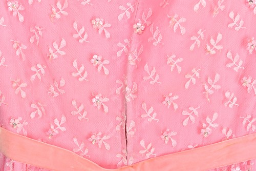 Lot 72 - Bellville et Cie - a rose pink sequined empire...