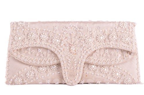Lot 2 - A Gucci handbag and a beaded envelope clutch,...