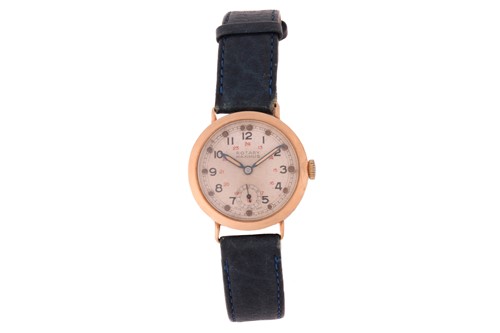 Lot 365 - A Rotary Maximus trench-style watch from 1944,...