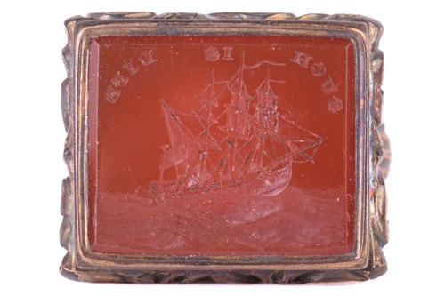 Lot 546 - A Victorian double ended scent bottle, the...