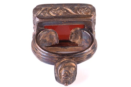 Lot 546 - A Victorian double ended scent bottle, the...