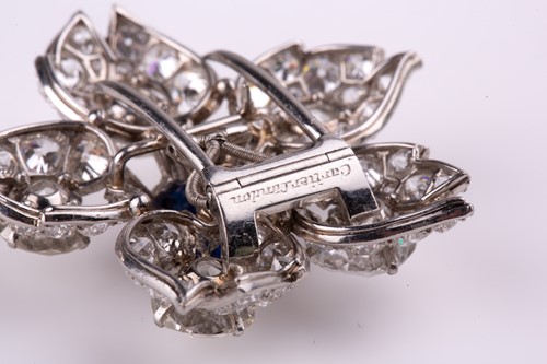 Lot 184 - A spectacular Cartier Kashmir sapphire and...