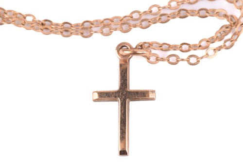 Lot 141 - A collection of chains, including a Figaro...