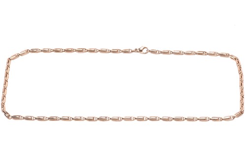 Lot 109 - A chain necklace measuring 61cm in length,...