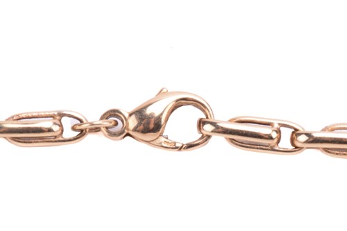 Lot 109 - A chain necklace measuring 61cm in length,...