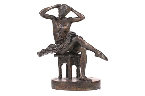 Lot 205 - Sidney Beck (b. 1936) South African, seated...