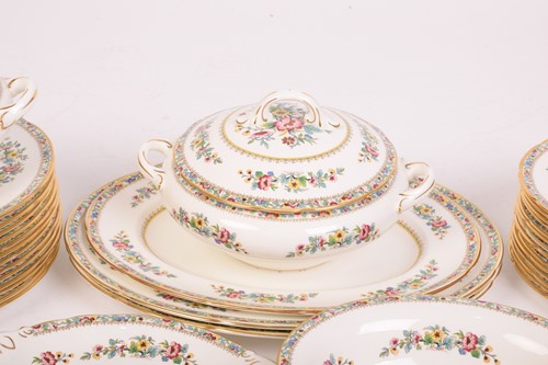 Lot 287 - Set of Coalport ‘Ming Rose’ dinnerware, seats...