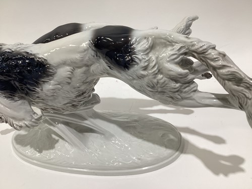 Lot 95 - A Rosenthal porcelain figure of two Borzoi...