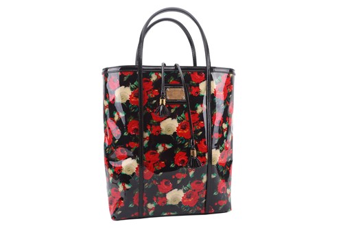 Lot 24 - Dolce & Gabbana - a large rose print shopping...